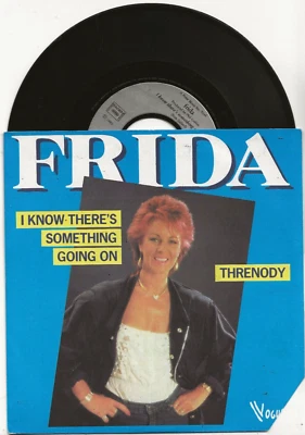 FRIDA (ABBA) I KNOW THERE'S SOMETHING GOING ON ORIGINAL SINGLE FROM FRANCE - Image 1 of 2
