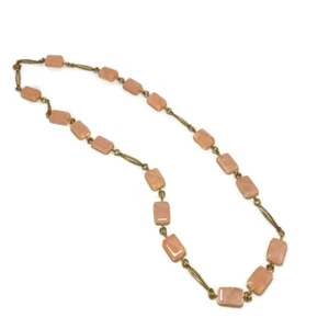 Rose Quartz Station Necklace - Picture 1 of 6