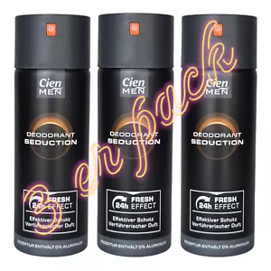 3 x Cien Uomo Doedorante Seduzione 24h Effetto Fresco 200ml=600ml - Foto 1 di 2