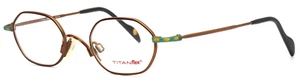 ESCHENBACH 3712 60 Bronze Unisex Kids Oval Full Rim Eyeglasses 40-19-125 B:29 - Picture 1 of 14