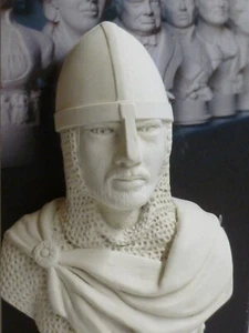 WILLIAM THE CONQUEROR Plaster Bust Famous Faces Collection Modern Souvenir Co - Picture 1 of 6