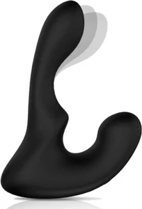 Vibrating Butt Plug Vibrator with Remote Control, 9 Vibration Silicone Anal Plug - Picture 1 of 3