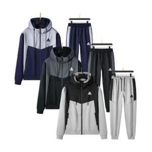 Conjunto de chándal para hombre Mountpeak bolsillo con cremallera cepillo diseñador sudadera joggers - Imagen 1 de 17