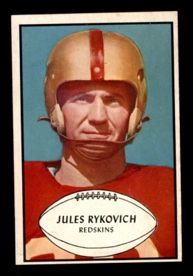 1953 Bowman #74 Jules Rykovich EX-MT - Image 1 of 2