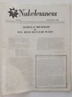 Nuklelessness #5 1980 Newsletter Ann Arbor Alliance Energia antyjądrowa Energia