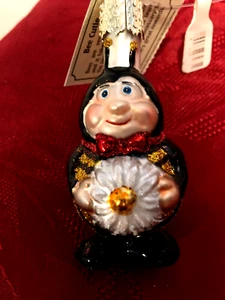 Lote De Colección De 12 Adornos De Navidad Del Viejo Mundo Vidrio Soplado Abeja Cutie Flor 2002 - Imagen 1 de 10