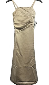 Vestido EMILY FOX DAMA DE HONOR Caramelo Beige Berketex Niñas Edad 8 Años Niña Flor - Imagen 1 de 11
