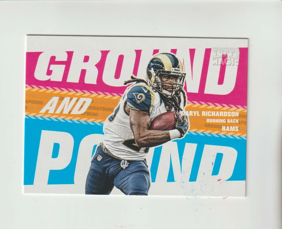 2013 Topps Magic Ground & Pound #GAP-DR Daryl Richardson card, Abilene Christian - Image 1 of 1
