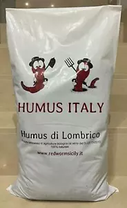 Humus Di Lombrico fertilizzante biologico humus ITALY litri 25 - Foto 1 di 3