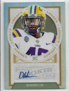 Devin White 2019 Panini Legacy Silver Prizm auto novato radiocontrol SP Bucaneros - Imagen 1 de 1