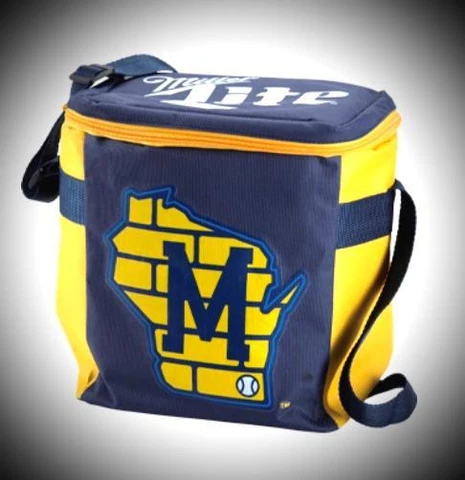 2021 MILWAUKEE BREWERS MILLER LIGHT BEER COOLER / LUNCH BAG 21+ SGA ~ NEW Cover