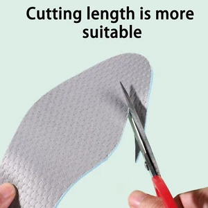 1 Pair Sports Insole Shock-absorption Pain Relief Summer Sports Bare Feet Pad - Picture 1 of 12