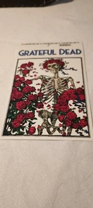 Pegatina para ventana Grateful Dead Bertha Skeleton & Roses de 5,25 x 4 pulgadas - Imagen 1 de 2
