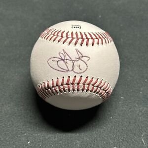 Jack Wilson signed Rawlings baseball autograph