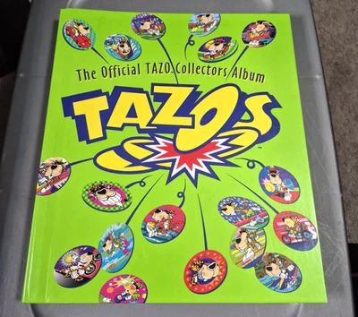 Green Tazos Album  180 Pogs  Looney Tunes Chester Cheeto Picture Sheets See Note - Image 1 of 4