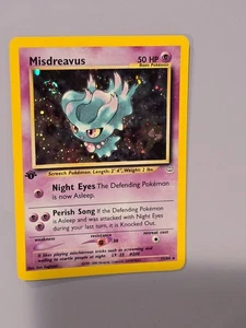 SWIRL!! 🌀 1. Edition💚 Pokémon MISDREAVUS Neo Revolution * 11/64 * Holo LP+ - Bild 1 von 9