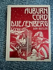 COOL ! Cordon Auburn Duesenberg par Don Butler 1992 première édition couverture rigide - Photo 1/4