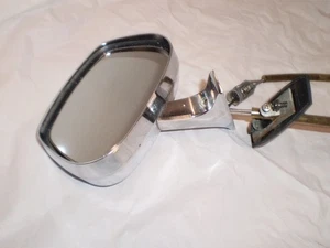 1970 BUICK LEFT CHROME REMOTE TRI-SHIELD MIRROR BRACKET GASKET GS SKYLARK CUSTOM - Picture 1 of 7