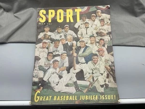 May 1951 Sport Magazine - Jubilee (Cobb, Babe Ruth, Wagner & More) Newsstand - Picture 1 of 8