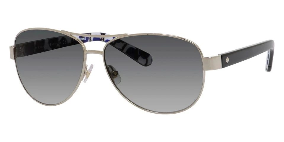 Gafas de sol Kate Spade para mujer DALIA2/S 0YB7/F8 58 mm plateadas - lentes grises - NUEVAS Foto 1 de 2