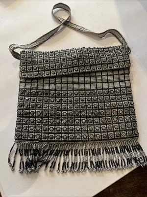 Ancienne Minaudière Sac Bourse Perle Type Art Déco  - Photo 1/4