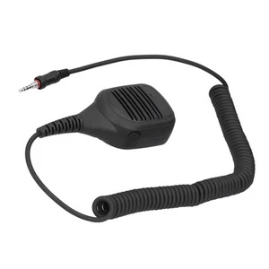 Walkie Talkies Handheld Mic IP54 Waterproof Coil Cable Speaker Mic For M FG - Zdjęcie 1 z 22