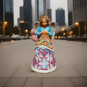 Enesco Jim Shore Ángel de Costura Adorno de Navidad #4047805 Acolchado 3.5" Nuevo - Imagen 1 de 5