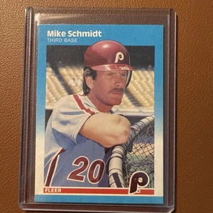 Fleer Mike Schmidt 1987 scatola inferiore Philadelphia Phillies #C-15 - Foto 1 di 2