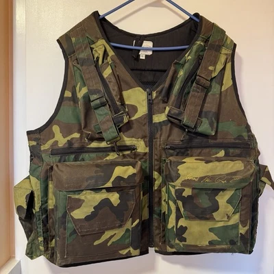 LEONARD LEE RUE Vintage Hunting Fishing Photographer Paintball  VEST MEN Large - Image 1 of 4