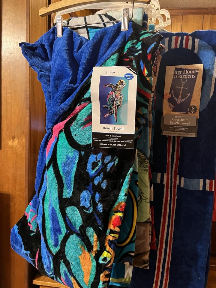 Toalla de playa Mainstay tamaño 34x64 Foto 1 de 4