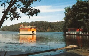 Snug Harbor River Boat Cruising Service Brainerd, MN Vintage 1950er Postkarte - Bild 1 von 2