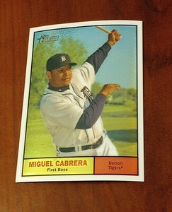 MIGUEL CABRERA 2010 Topps Heritage Chrome 1961 C110 #d /1961
