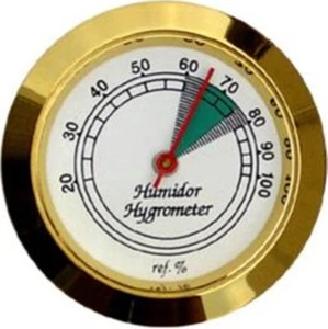 Hygrometer Analog / Goldin / Durchmesser 37 mm / Einbau-Ø 33 mm / OHNE Magnet - Bild 1 von 1