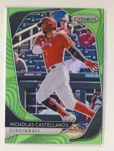 Panini Prizm Prizms 2020 verde #205 Nicholas Castellanos Cincinnati rojos BX4 - Imagen 1 de 2