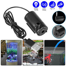 USB Small Water Pump 5V Mini Mute Submersible 1M Cable Garden Home Fountain Tool