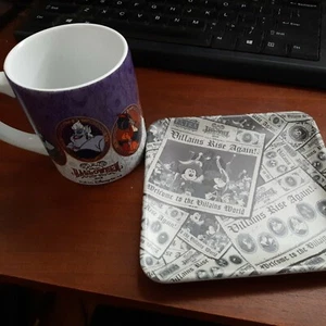 Tokyo Disney Sea & Disneyland Halloween Mug & Plate Villains rise again 2018 NEW - Picture 1 of 5