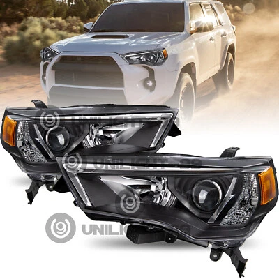 Комплект хромированных фар в сборе левая + правая для Toyota 4Runner 4DR 2014-2020 годов выпуска - Изображение 1 из 4