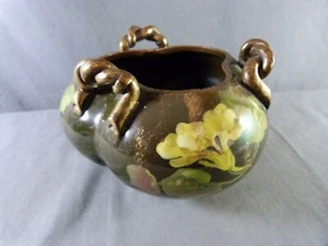 Vase zugeschrieben Clément MASSIER in VALLAURIS Jugendstil Trilobed Vase c 1890 - Bild 1 von 12