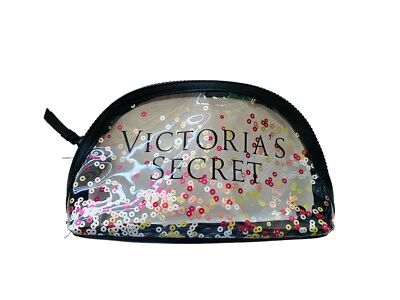 Victoria's Secret Bolsa de Cosméticos Transparente Maquillaje Belleza Estuche de Viaje Foto 1 de 4