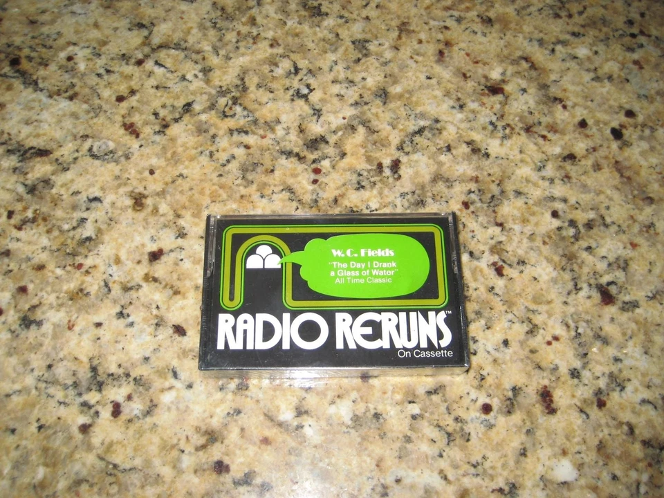 RADIO RERUNS #20 ON CASSETTE  W.C. FIELDS  “THE DAY I DRANK A GLASS OF WATER” - Image 1 of 1