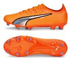 Puma Ultra Ultimate FG AG Soccer Cleats Shoes Orange 107163-01 Mens Size 9.5