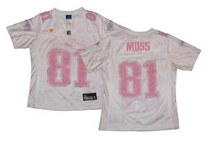 Reebok Randy Moss New England Patriots NFL Womens Glittered Fashion Jersey