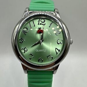 Unbranded watch,unisex, stretch band,lady bug second hand