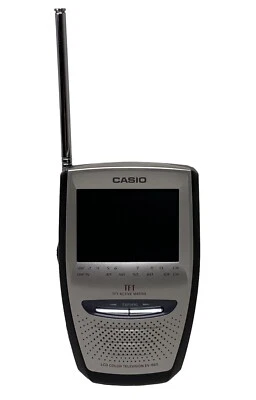 Casio EV-660 LCD Color TV Handheld & Portable  TFT Active Matrix Tested Working - Image 1 of 4