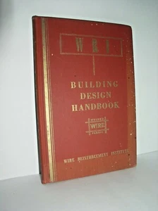 WRI - Building Design Handbook by Technical Committee of WRI - BH-70 (1963,HC) - Imagen 1 de 7