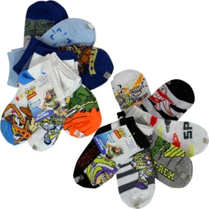 Disney Toy Story Buzz Lightyear & Woody Kids Boys 6 PAIR PACK SOCKS SIZE 4-6 NEW - Picture 1 of 25