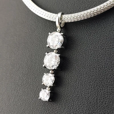 ⭐ Fossil Anhänger Charmanhänger Charm Halskette Kette Silber Perle 284 ⭐ - Bild 1 von 2