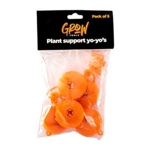 Hydroponik Pflanzenunterstützung Yo-Yos einziehbare Bungee Kleiderbügel mit Stopper 5er-Pack - Bild 1 von 7