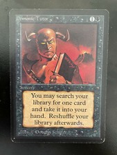 Demonic Tutor Beta Lightly Played MTG