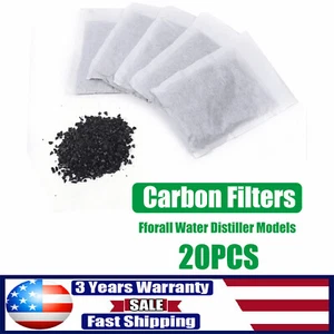 Pack de 20 filtros de carbón activo f??r Destilador?t Agua Pro Destilador de agua?t - Imagen 1 de 6